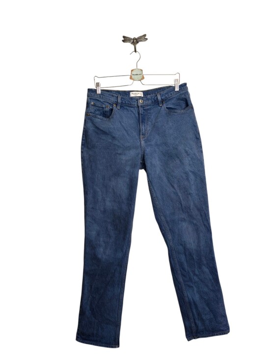 Abercrombie & Fitch Denim - Abercrombie & Fitch Curve Love The '90s Straight Mid Rise Jean 31XL